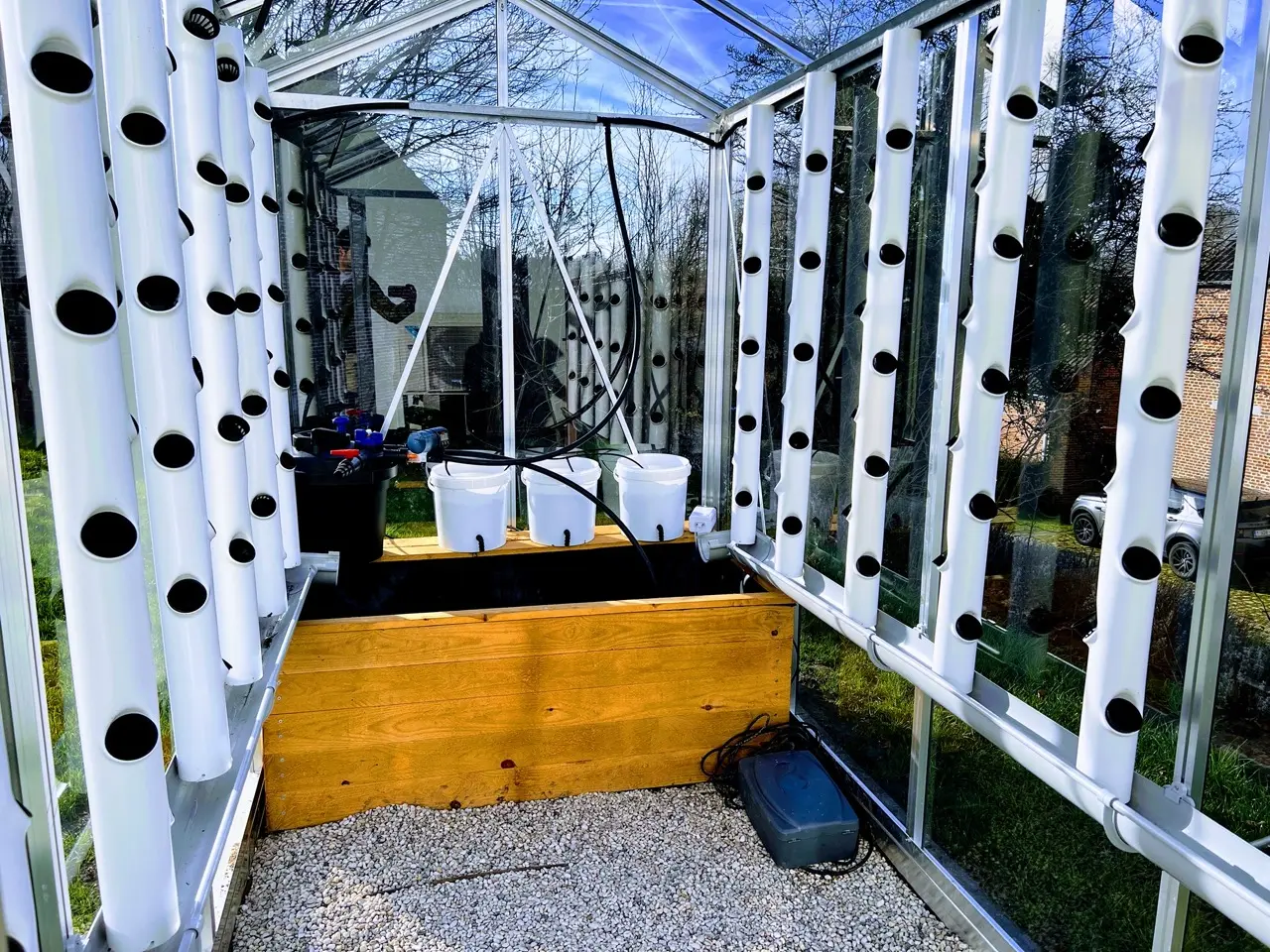 Serre automatisée aquaponique myFarm à Jodoigne